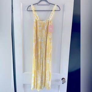 TVF for DVF summery cheerful midi sundress